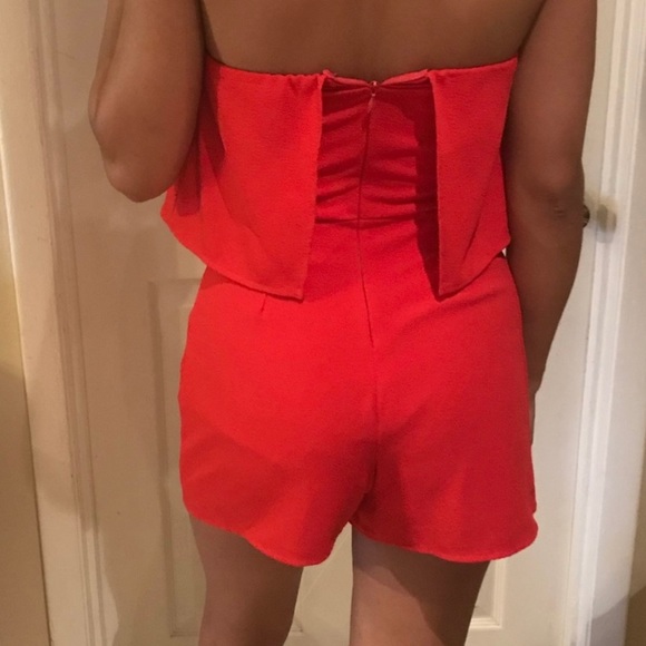 Red romper - Picture 3 of 3